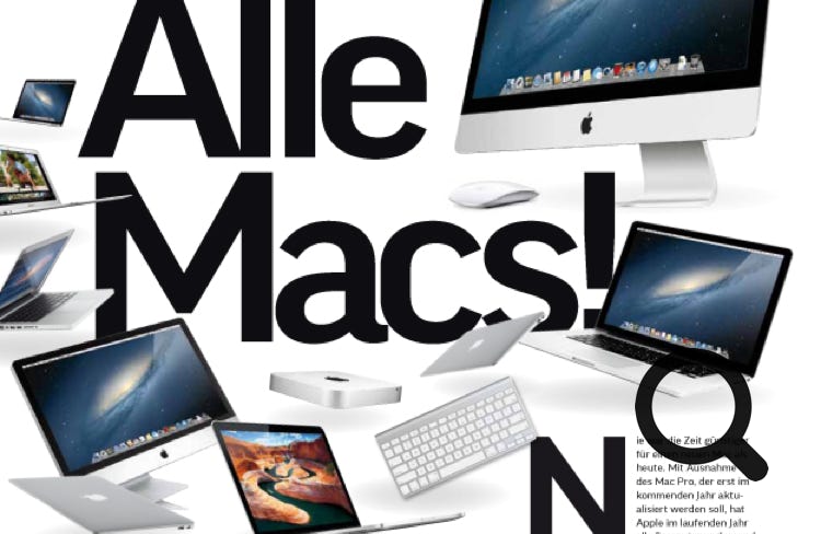 Titelgeschichte des Magazin Mac Life über den passenden Mac für jeden Anspruch.